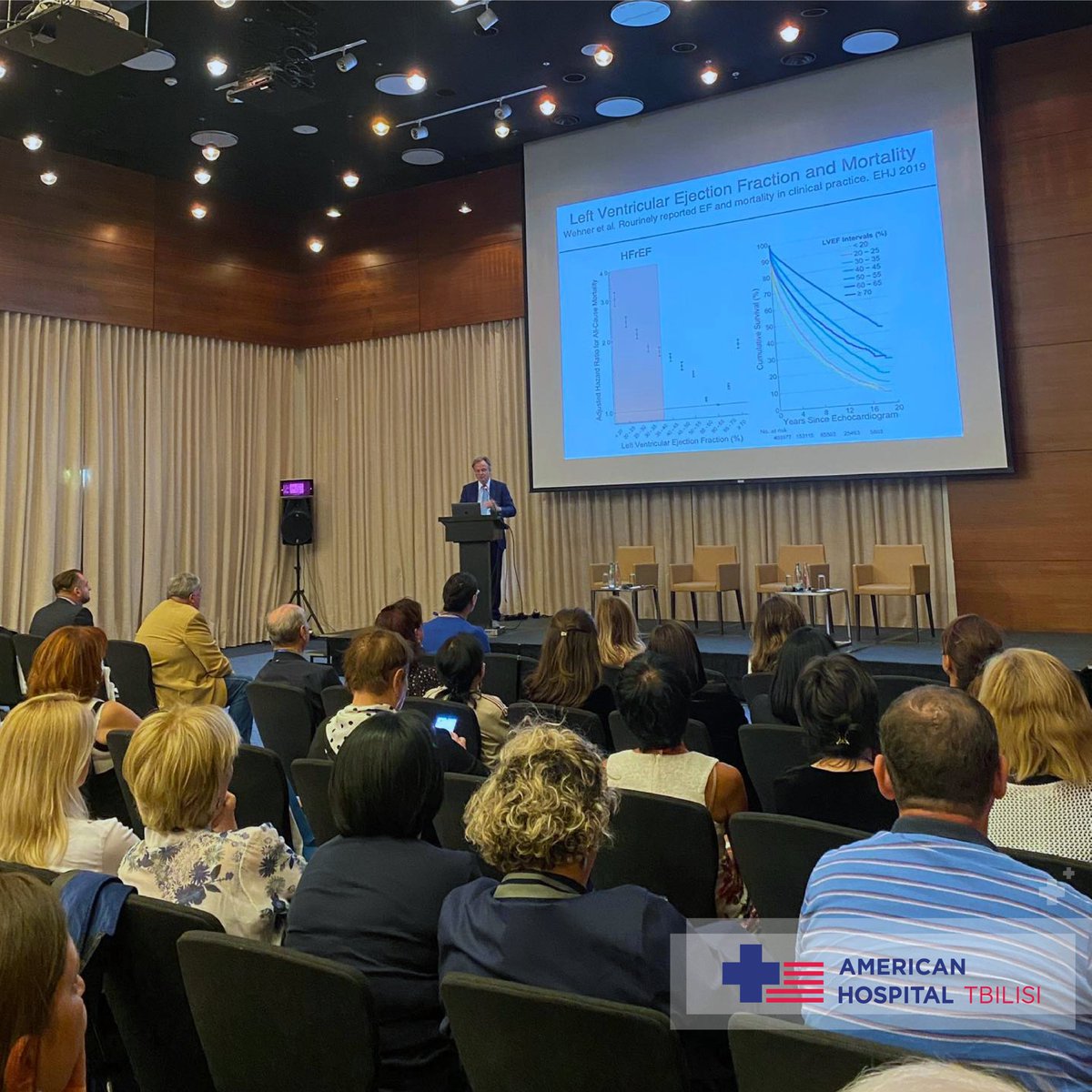 AmericanTbilisi's tweet photo. 🎉On September 16-17, the Heart Failure Forum was organized by the Georgian Heart Failure Association and the Head of the American Hospital Tbilisi’s Cardiac Department, Dr. Zviad Kipiani at the Radisson Hotel. https://t.co/6fzBqd7vle