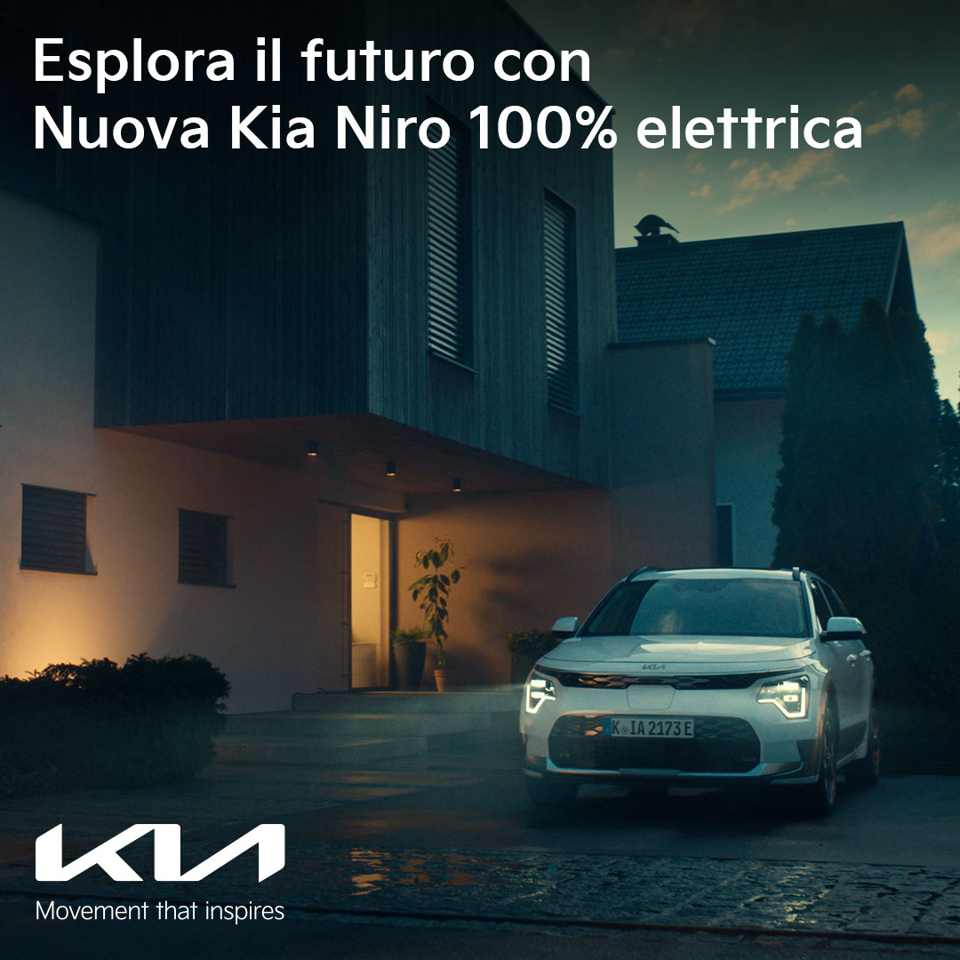 MotorFK's tweet photo. Con Nuova Kia Niro 100% elettrica il futuro è la tua prossima meta.
Design e innovazione tecnologica riscrivono le regole della mobilità. Scoprila insieme a tutti gli altri modelli della Gamma Elettrificata Kia:  https://t.co/HycjBkJIJp #motorfrance https://t.co/gwGdXfqpJ9