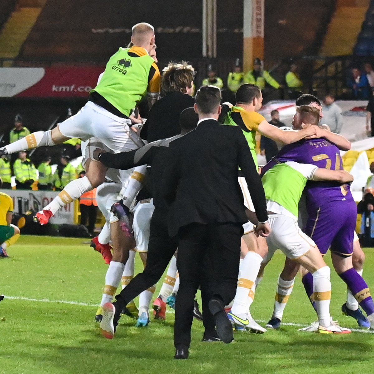OfficialPVFC's tweet photo. Football brings us all together and provides joy to us all. 

On #WorldMentalHealthDay, we want you to reply with your favourite photos, videos and memories from supporting the Valiants using #ValeTogether 👇

#PVFC 🖤🤍 https://t.co/I1Ent5IFN5