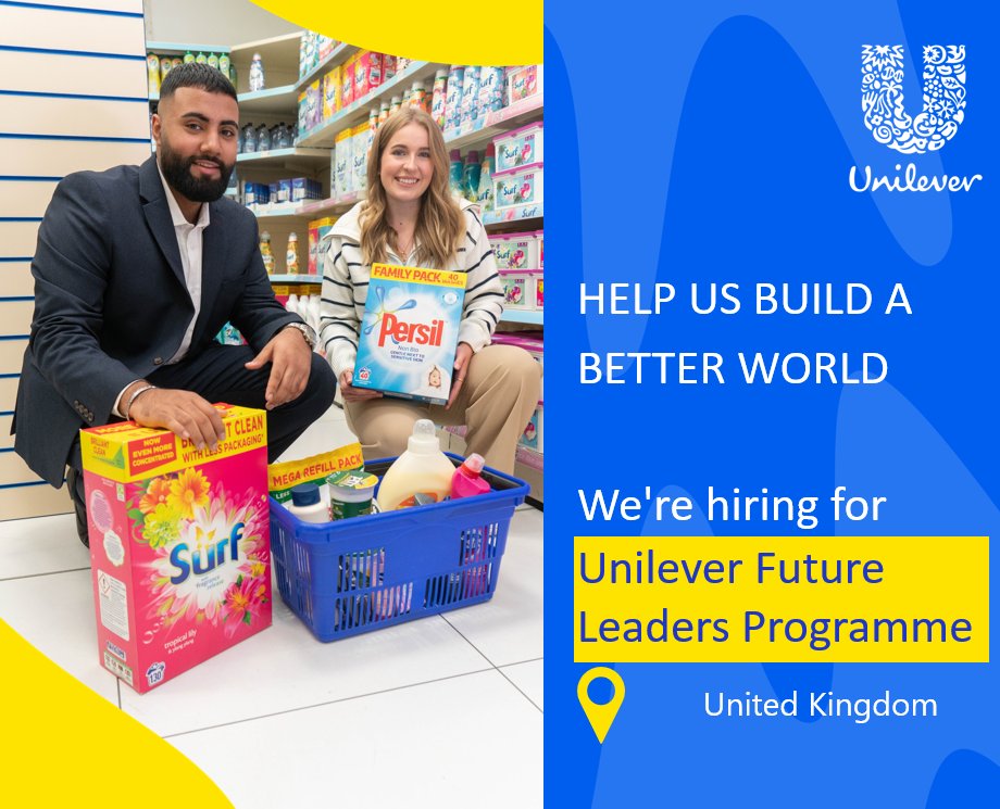 Applications for our 2023 UFLP Graduate Scheme are now open! If you are passionate about our brands and believe that keeping our consumers at the heart of everything we do is essential, then have a look at the link in our profile and apply! #ULCareers #Unilever #UniquelyUnilever