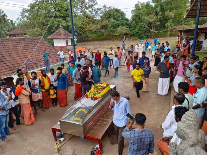 Babiya, the divine, gentle crocodile of Ananthapura Lake passes away