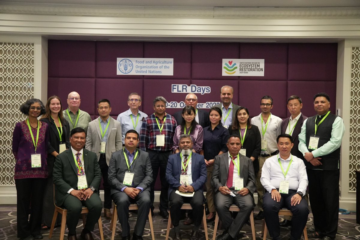 With an aim to share knowledge &amp; improve regional coordination &amp; partnerships for scaling up forest and landscape restoration (FLR), delegates from several countries in the region &amp; experts have joined the hybrid FLR Days event (10-20 October) in Bangkok. 
#forestry #restoration
