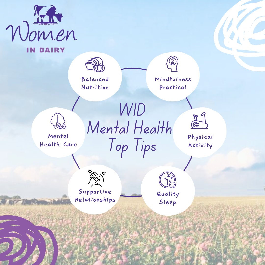 Today is #WorldMentalHealthDay2022 and the start of #AgMentalHealthWeek 💜

Just take a moment and try one our top tips to support your mental health today or contact one of these amazing rural charities👇 

<a href="/FCNcharity/">The Farming Community Network</a> @AddingtonFund <a href="/RABIcharity/">RABI - the Farmers Charity</a> <a href="/FCNFarmWell/">FarmWell</a> <a href="/dpjfoundation/">The DPJ Foundation</a>