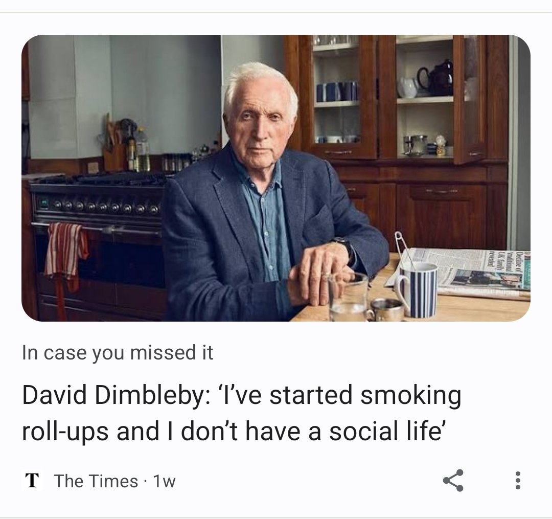 Dave finding out that last week before payday is brutal.
