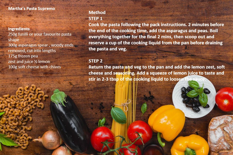 RareAlley supports Recipe NFT's, get your chef hat on, sell your recipes as NFT's! WAGMI - Martha's Pasta Supremo 

rarealley.com/asset/2053

#NFTCommunity