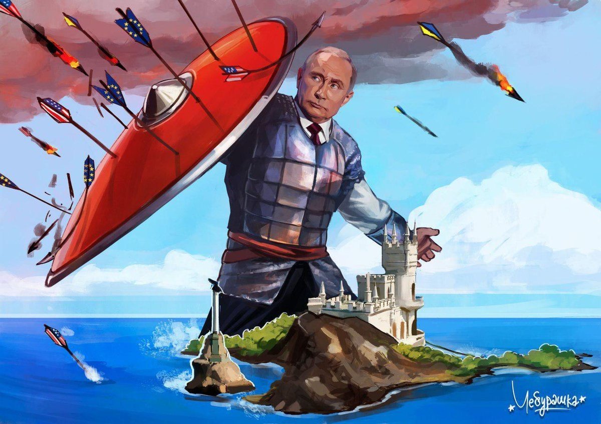 TrotskySA's tweet photo. Moscow🇷🇺 has launched a series of attacks on Kyiv🇺🇦 This is in retaliation to Kyiv killing 5 Medics in Crimea last week &amp; Bombing of Russia's critical Crimean Bridge. Zelensky was evacuated from his office, which was reportedly hit💣
#ZelenskyWarCriminal #Kyiv #Putin https://t.co/Aa81H9QPKk