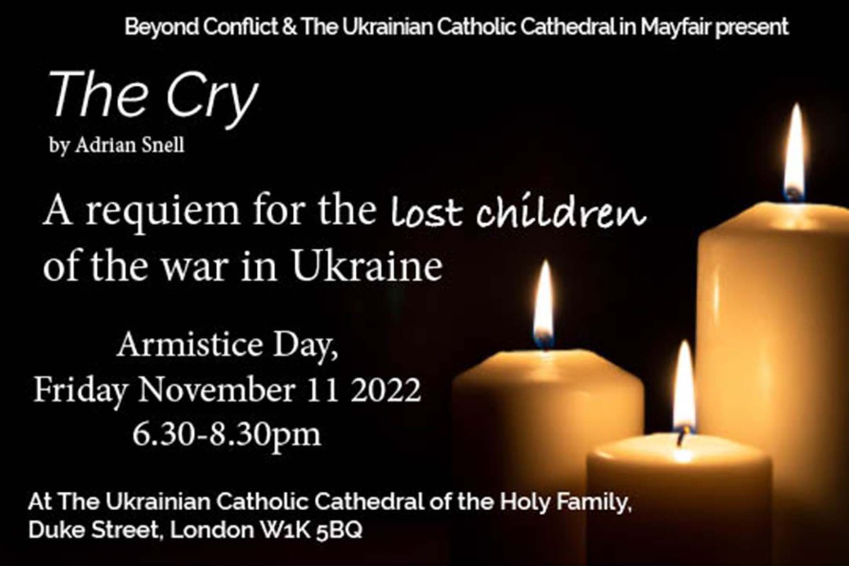beyondconflict1's tweet image. On #WorldMentalHealthDay a reminder: concert in aid of  trauma counselling for Ukrainian mums &amp;amp; kids &amp;amp; London Ukrainian Welcome Centre @londonoriana @Alleyns_School @KatyTree @DomEllisPeckham 11 Nov 18:30, Ukrainian Catholic Cathedral W1K @UCC_UK Tickets: ow.ly/W2jM50L1BTf