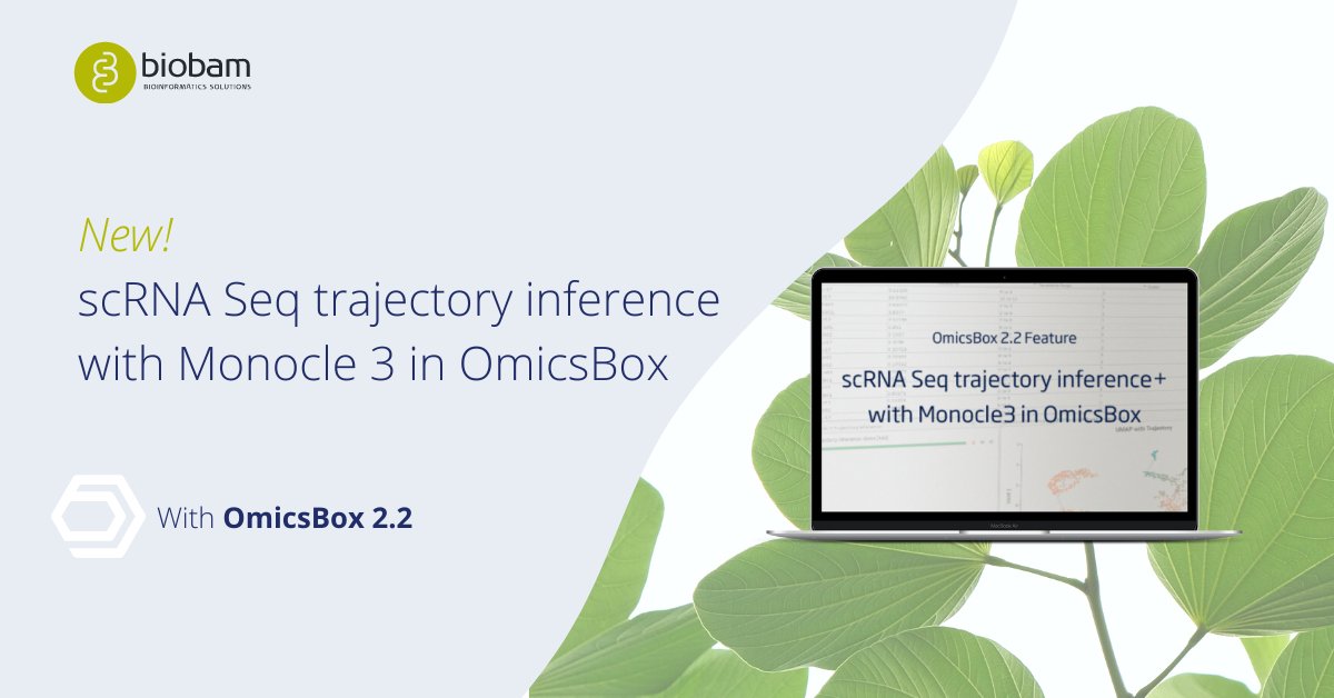 bio_bam's tweet photo. New Article! 📑 #OmicsBox 2.2 Feature
Monocle 3 is now available in OmicsBox 2.2 and enhanced by additional visualization and downstream analysis options.
https://t.co/1ob66QYnyw
#BioBam #scienceandtechnology #Bioinformatics #Research #genomics https://t.co/MZYf521ZZ8
