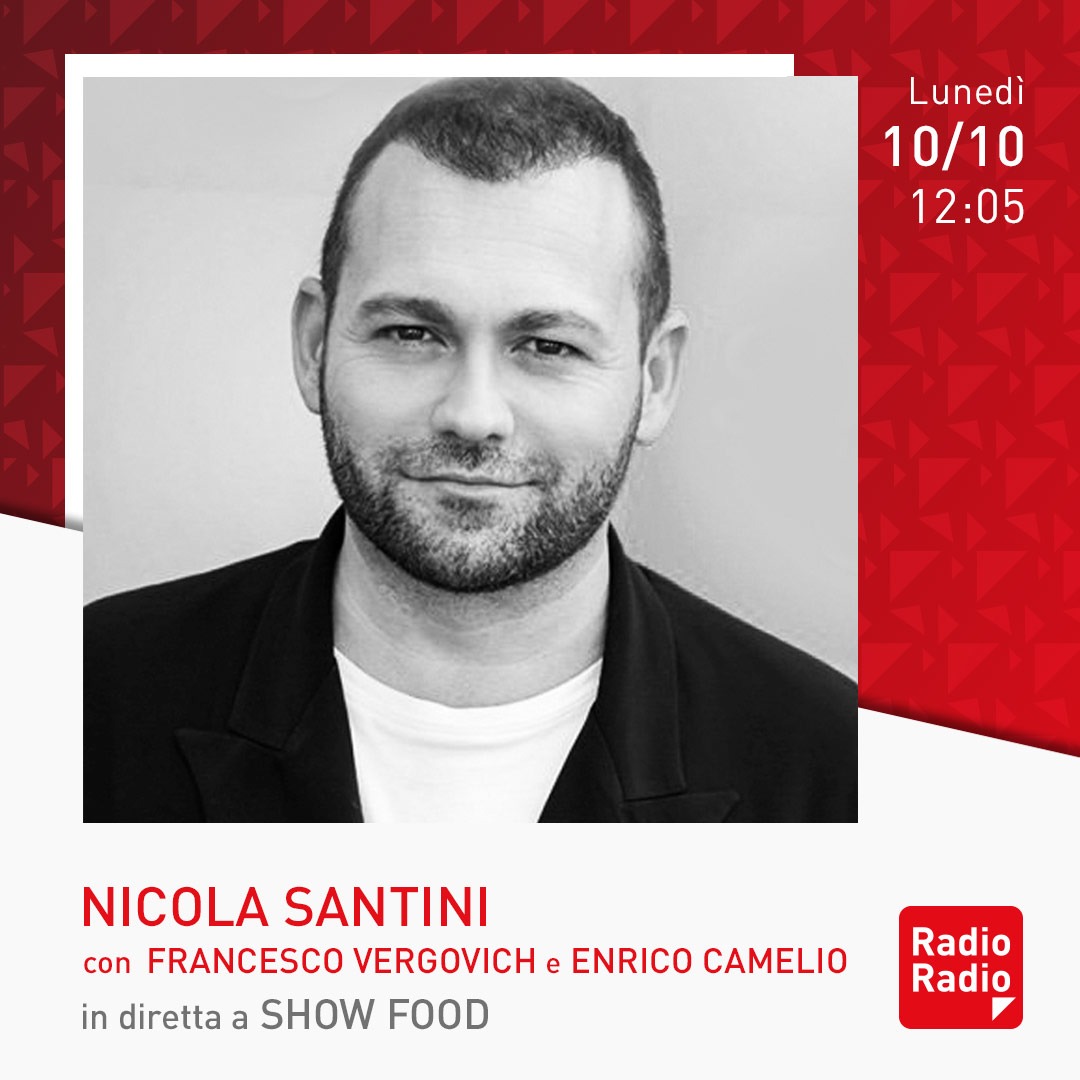 RadioRadioWeb's tweet photo. ▶️ Non perdetevi #SHOWFOOD con Francesco Vergovich e Enrico Camelio
⏰ In diretta dalle 12:05 avremo lo Chef Igles Corelli, Dario Cecchini e Leonardo Romanelli
❗️ Dalle 12:35 ai microfoni Gianfranco Vissani e Valerio M. Visintin https://t.co/iv9AICFYJC