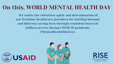 This #WorldMentalHealthDay <a href="/usaid_india/">USAID India</a> supported #RISE highlights the importance of mental health of #healthcare providers. #MentalHealthDay #MentalHealthAwareness #MentalHealthMatters