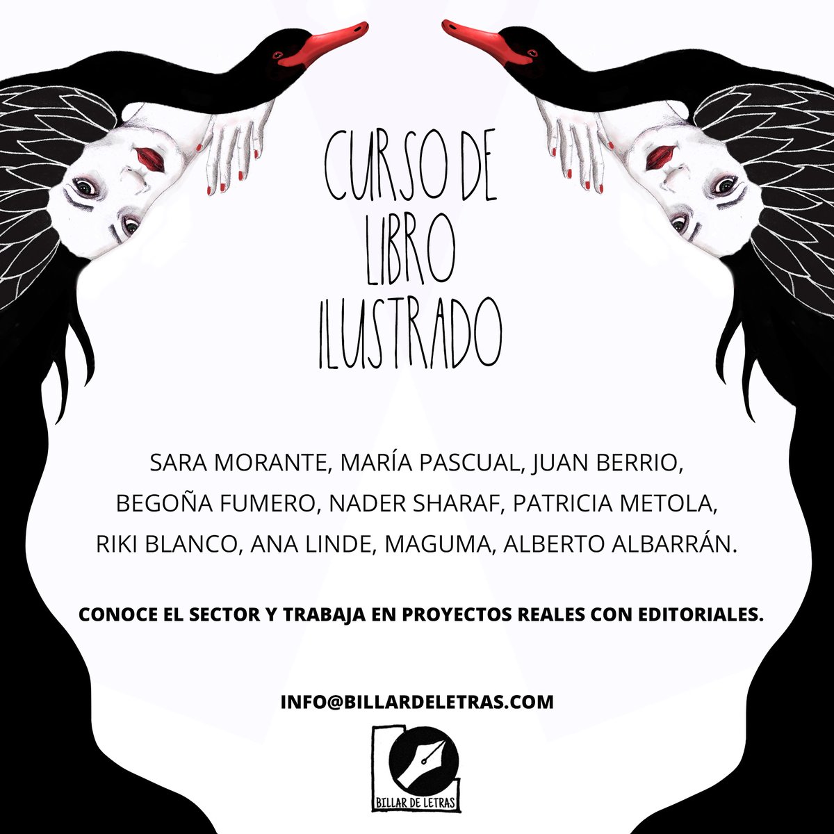 Billardeletras's tweet photo. ATENCIÓN: ¡Quedan 3 días, 2 plazas y una decena de profesionales para enseñarte y trabajar en proyectos reales con editoriales. Curso on line de LIBRO ILUSTRADO https://t.co/Qv49MdbTN1
#Ilustratour
#Museoabc
#feriadebolonia
#bolognachildrensbookfair https://t.co/Rmhu35UULG