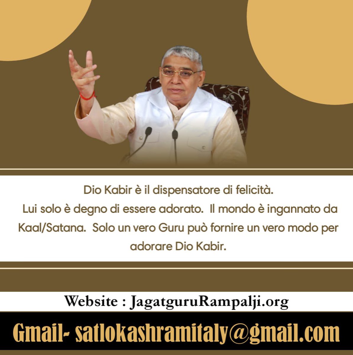 Un essere umano, dopo aver acquisito il rifugio di un vero maestro o Guru, deve adorare il vero Dio per la pace e la felicità eterne. Sant Rampal Ji Maharaj è l'unico vero Guru in questo mondo che garantisce pace, felicità e salvezza. #itlay