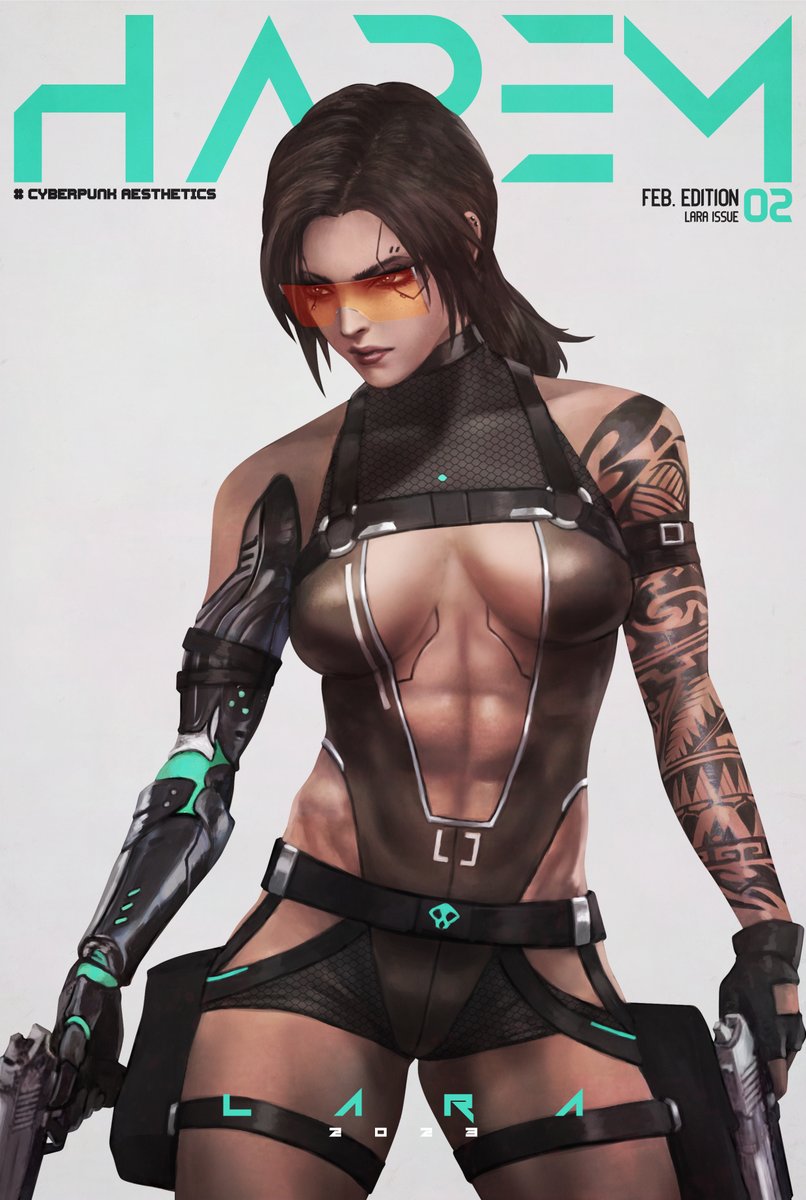 HAREM Calendar 2023 - Lara Croft
patreon.com/posts/harem-ca…

Tried to draw elements from classic and modern Lara into one redesign, was fun.