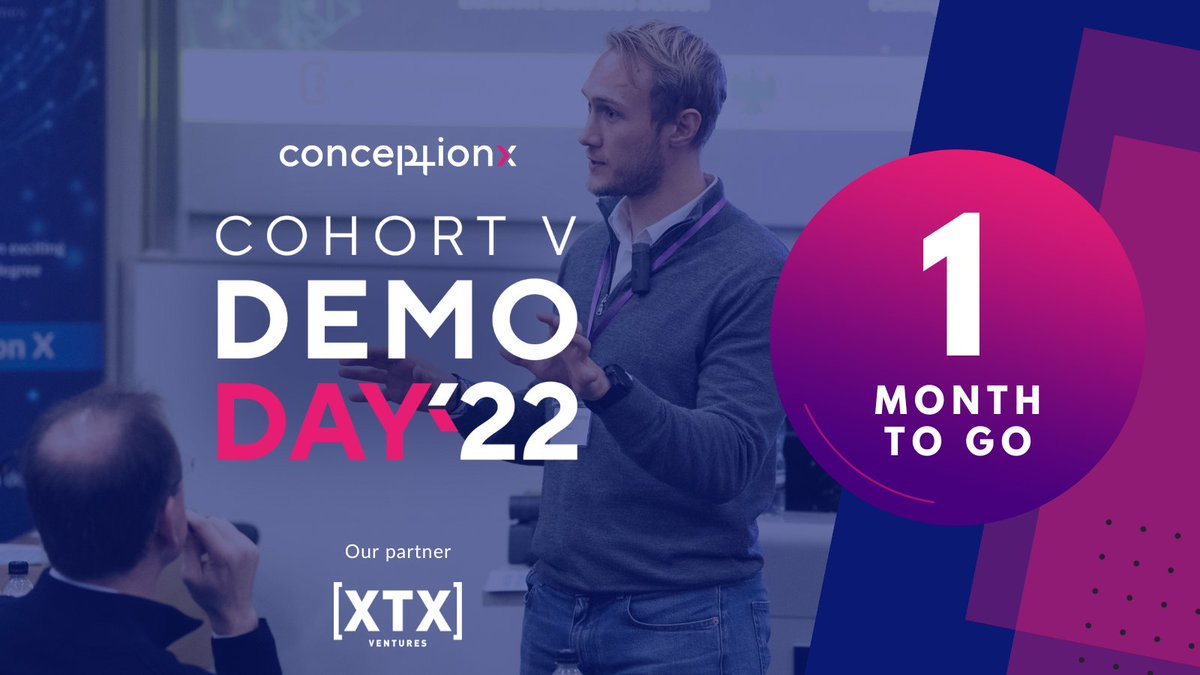 The top early-stage PhD teams from Britain’s leading universities. Game-changing tech. Three minutes to pitch.

Announcing our Cohort V Demo Day, 10 November 2022 – in partnership w/ XTX Ventures <a href="/xtxmarkets/">XTX Markets</a>.

Register to discover our finalist startups 👇

conceptionx.org/demo-day?utm_s…