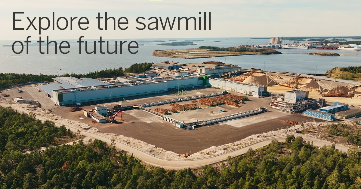 The new sawmill in Rauma is a world leader in technology, efficiency and how it operates. Watch the video: ow.ly/xJKx50L5vM5 #MetsäFibre #RaumaSawmill