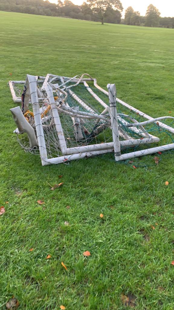 Mikethebrick's tweet photo. Someone has burnt the @WooltonJuniorFC hut! If anyone can help find the individuals who are responsible please let us know as 1000’s of young children will be affected by this terrible act of selfishness. https://t.co/2LxcNCJef9