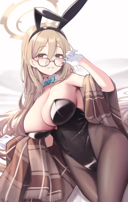 黒いバニーアカネがとてもお似合いだったので#ブルーアーカイブ #ブルアカ 