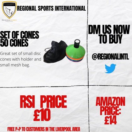 CHEAPER THAN AMAZON! 
Massive saving on selected products 
DM us now!
#coaching #development #grassrootsfootball #football #equipment