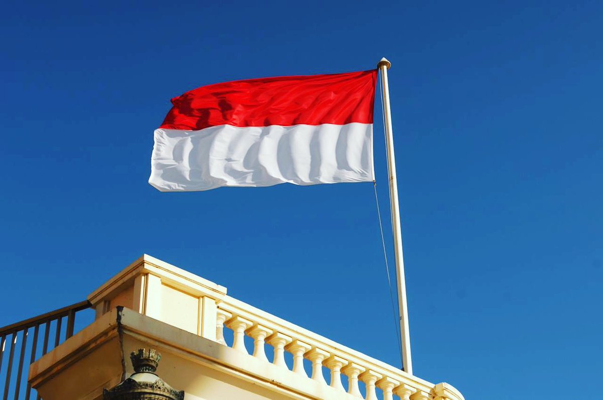 Fact_iteach's tweet photo. -Indoneziya va Monako davlatlari bayroqlarining ko’rinishi bir xil (yarmi qizil, yarmi oq).
#Bu Fact #monaco #indonesia #fact #iteachstudy https://t.co/eUeqcucRVR