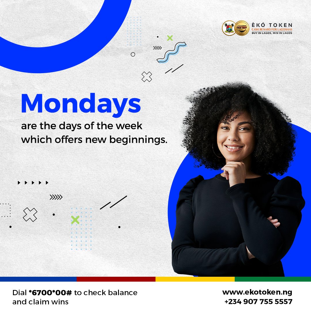ekotokenng's tweet photo. Another chance to a life changing opportunity!

Dial *6700*00# to get started. 

#buyinlagos #wininlagos #winbig #cashrewards #EkoToken #mondaymotivation #biggoals #luckywinner https://t.co/z4rtAurXTi