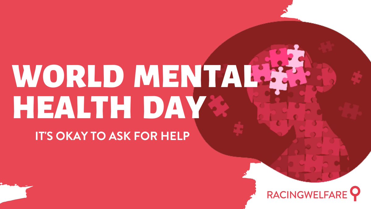 It’s World Mental Health Day, an important day to all of us! 🌎

No matter what challenge you may be facing, Racing Welfare is #AlwaysThere for you 24/7

☎️0800 6300 443
🖥️racingwelfare.co.uk

#WMHD #MentalHealth #WorldMentalHealthDay