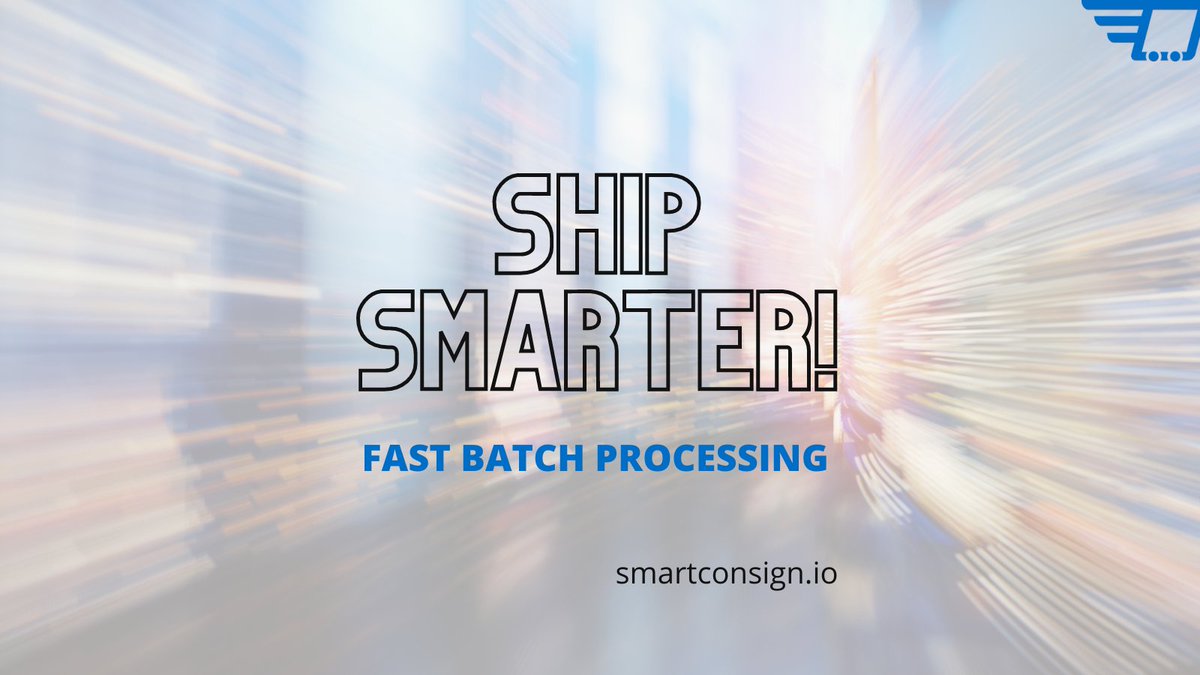 ⚡⚡Ship Smarter! Lightening Fast Bulk Batch Processing 
Visit smartconsign.io to learn how SmartConsign RapidX can help subscription box retailers and partners process thousands of labels, saving time and money. 📦📦⚡#ecommerce #logistics #subscriptionbox