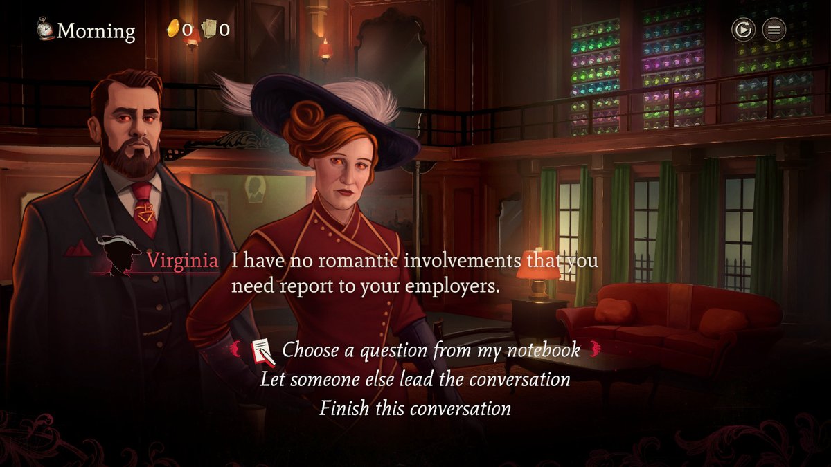 Muro_Invisible's tweet photo. Mask of the Rose (@failbettergames)

Visual novel de misterio y romance ambientada en el universo de Fallen London, una ucronía donde el Londres del siglo XIX ha caído bajo tierra. El guion de este primer capítulo nos ha dejado con ganas de más.

https://t.co/3IUpj5Fyx2 https://t.co/91r1g7wJXl