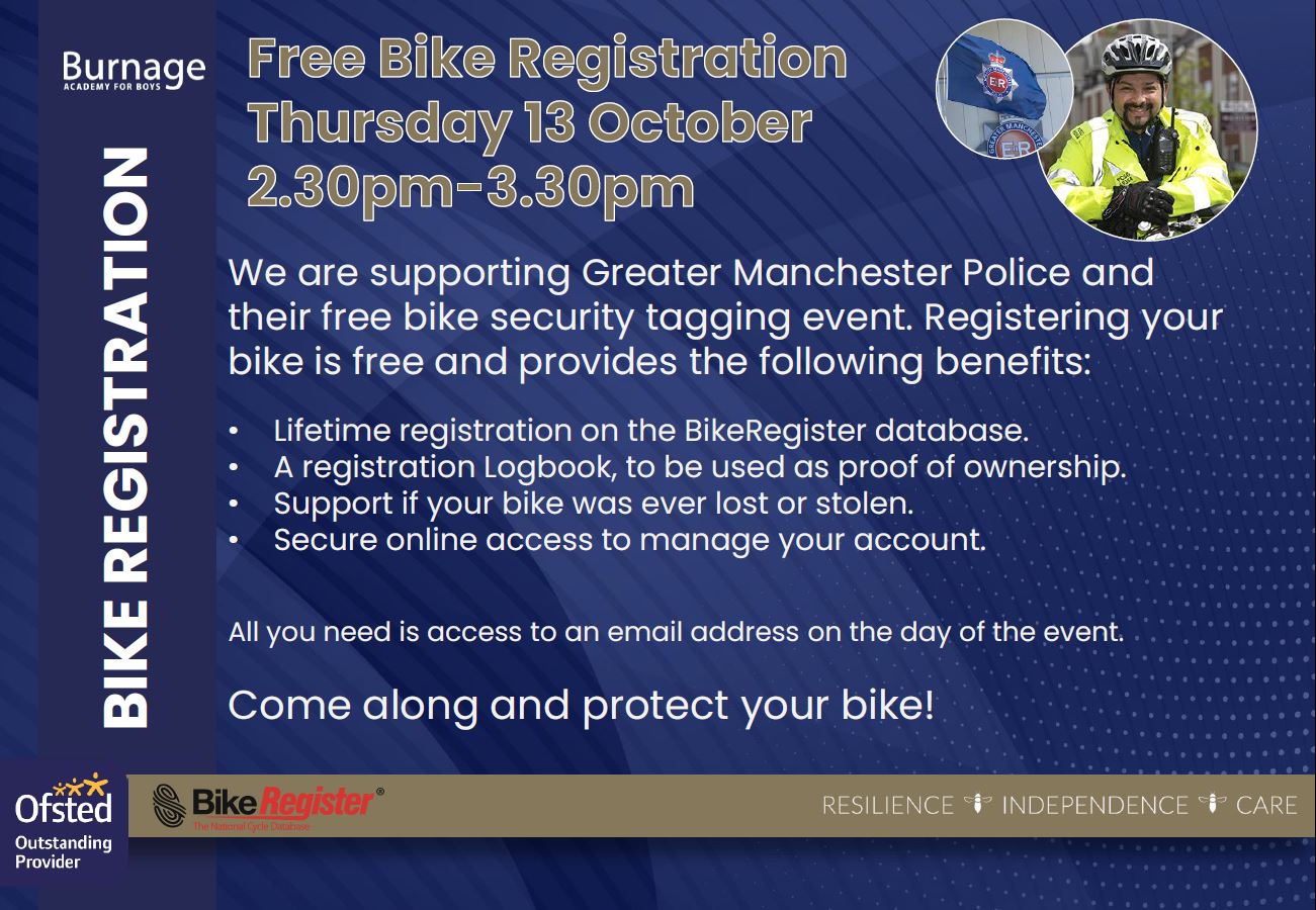 Burnage Academy for Boys on Twitter "🚴‍♀️ This will take place from 2.