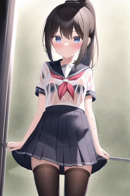  濡れ透け()も理解している模様() 