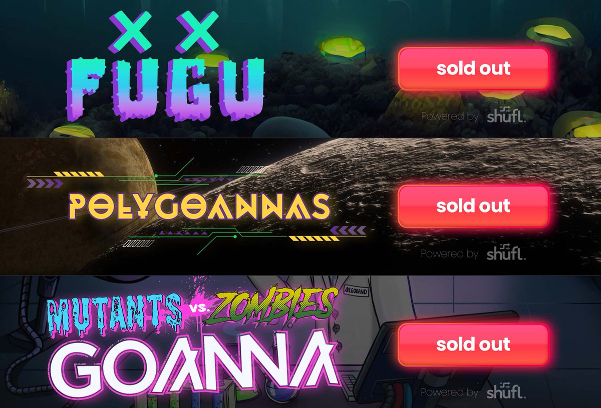 Great to see the support for <a href="/fuguNFT/">𝗙𝘂𝗴𝘂</a> and another sell out collection on @shuflalgo 🚀

If you are interesting in learning more about a custom drop get in touch.