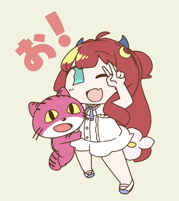 ロアちゃんとたべっ子ねこロアちゃん最近ねこってる〜?猫なキャラや、猫な物を見ると欲しくなるロアちゃん最近好きな猫キャラクターは何かな?猫は見てるだけで癒されるねロアちゃんが見せてくれたイヌたちも凄く見てて癒されるよロアちゃんに可愛い猫キャラクターとの出会いを〜 #ロアート 