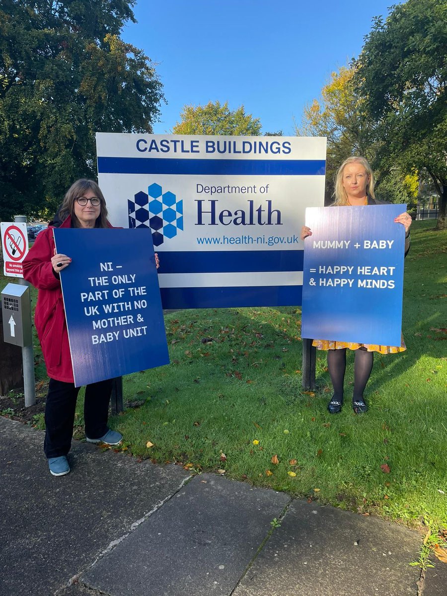 WRDA_team's tweet photo. NI is the only part of the UK with no Mother and Baby Unit. along with @ActionOnPP and a coalition of over 40 orgs, we presented an open letter to the Health Minister Robin Swann to ask him to urgently prioritise setting up this service
https://t.co/MQsGkYmLNW #MumBabyTogetherNI https://t.co/e56TR7v9Yd