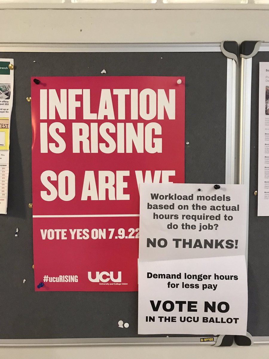Whoever’s coordinating the Vote No campaign @UM_UCU is making some very compelling arguments 😆 #ucuRISING