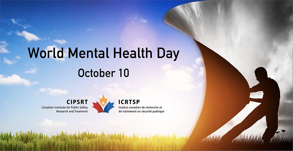 CIPSRT_ICRTSP's tweet photo. Today is #WorldMentalHealthDay. Please remember to take care of yourself, support those around you, and acknowledge the contributions of Public Safety Personnel in your community.

#MentalHealthMatters  #PublicSafetyPersonnel https://t.co/dL1zDMq4bb