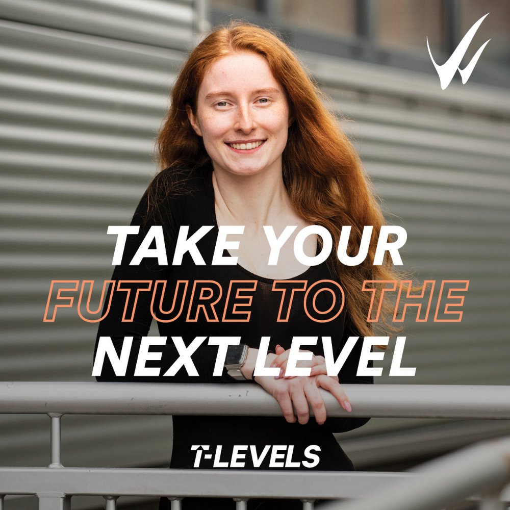 WiltsColl's tweet photo. Last month, our brand-new T Level courses started
T Levels are a 2-year qualification equivalent to 3 A-Levels - they bring classroom learning and an industry placement together on a course endorsed by employers
Find out more: https://t.co/Q3Vy1hT0G0
#WeAreExperts #TLevelsWeek https://t.co/JIOgOWUDZZ