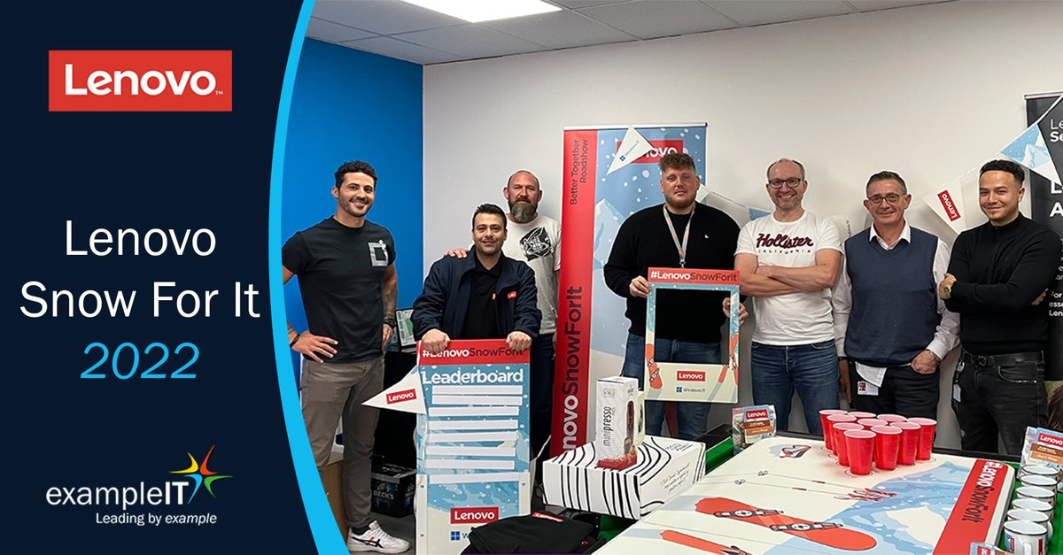 ExampleIT's tweet image. We have Lenovo in today, launching the Lenovo Snow For It incentive. 
Contact us today to learn more about the great deals on:            
technologyboard@exampleit.com
+44 (0)330 330 9174
#ExampleIT #LeadingByExample #LenovoSnowforit #windows11 #ITReseller