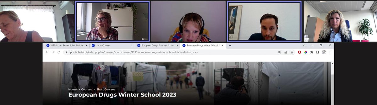 EDSSLisbon's tweet photo. We are preparing the registration of the European Drugs Schools 2023! The link will go live soon! @EMCDDA @mourycatherine @ISCTEIUL https://t.co/465qIBw0lz