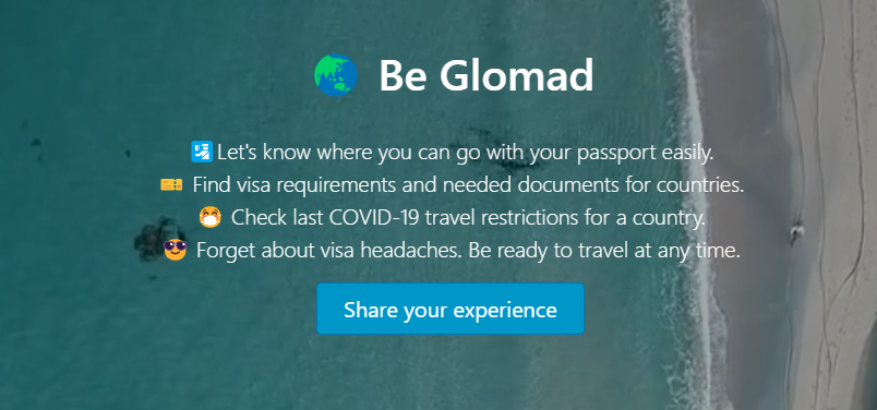 smatveev's tweet photo. ✨Just added the feature to easily share your experience of getting a visa and visiting an embassy. #glomad https://t.co/jpWDbZjcVL