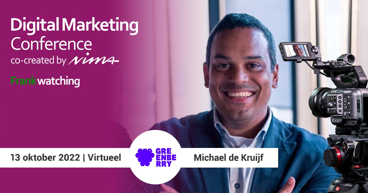 Donderdag tijdens de Digital Marketing Conference gaat @MichaeldeKruijf in gesprek over waarom je nu écht serieus aan de slag moet met creatieve en inclusieve propositieontwikkeling. Info en tickets 👉 fw.nu/1vgh