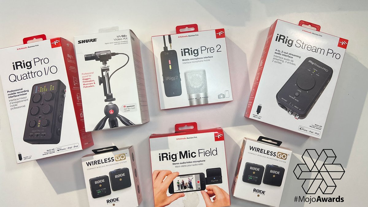 Winners also get cool #Mojo #Gear prizes at #MojoAwards. 

Many thanks to the ##MobileJournalism Awards sponsors @Rode, @IkMultimedia, @Shure, <a href="/filmocracy/">Фильмократия</a>, <a href="/Shoulderpod/">Shoulderpod</a>. 

DETAILS: mobilejournalismawards.com