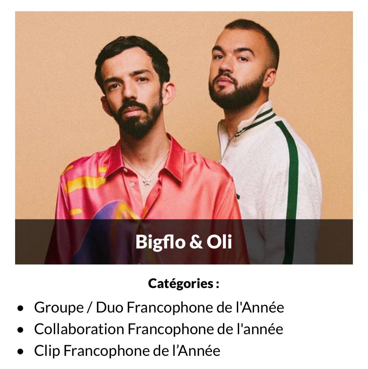 BigfloOliSource's tweet photo. 3 nominations, rien que ça ! Vous pouvez dès à présent voter pour @bigfloetoli dans les catégories suivantes sur https://t.co/fRZpnd2yqr https://t.co/iCN3hWX9S8