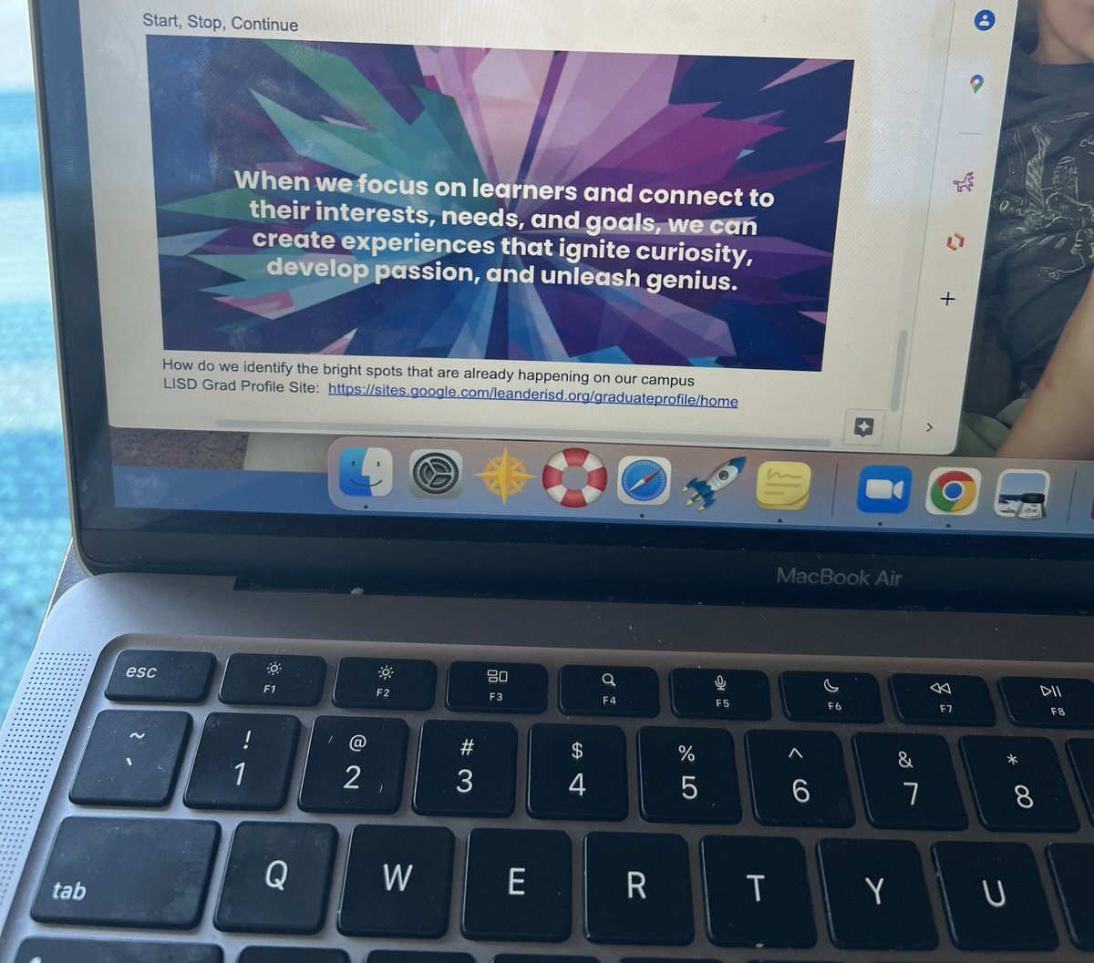 Loved learning from <a href="/katiemartinedu/">Katie Martin</a> this morning! So many great ideas shared around making the learning authentic and full of joy. I’m so excited about the goal setting and student portfolios that are in the works for our students <a href="/LarkspurES/">Larkspur Elementary</a> #1LISD #WeAreEPIC