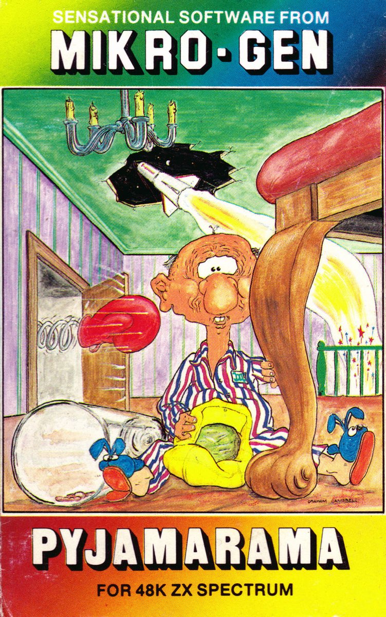 Pyjamarama / ZX Spectrum / Micro-Gen 1984