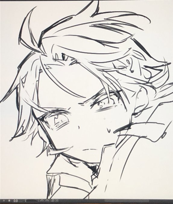 ライブ良かったなぁと思ったら久々に創作意欲湧いて色んな表情明那落書きしてた 