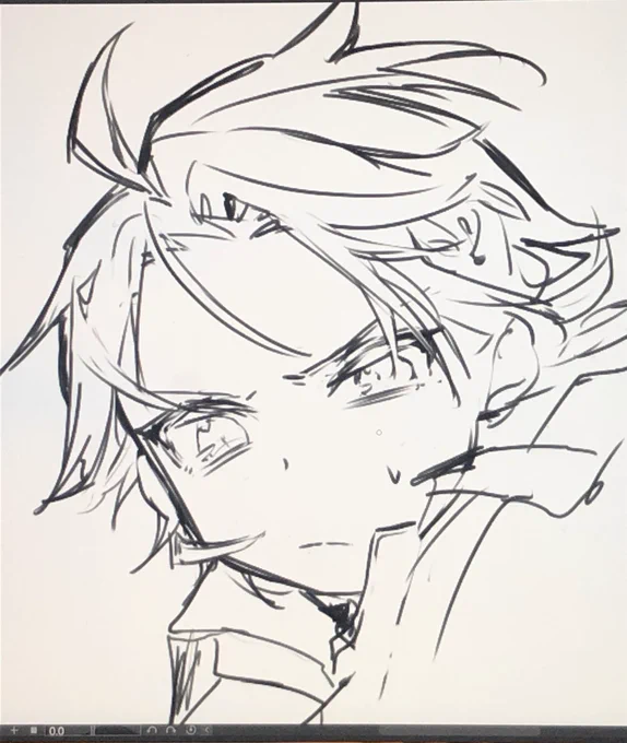 ライブ良かったなぁと思ったら久々に創作意欲湧いて色んな表情明那落書きしてた 