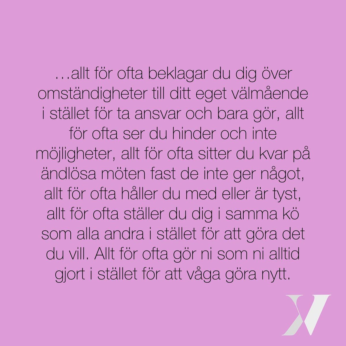 Henaxe's tweet photo. Sluta allt för ofta och bara GÖR. Gör mer av det du vill 💡

 #ledarskap #motivation #tjugofyrasju #engagemang
#jobb #livet #chef #yrke #prestation #träning #glad #ångest #energi #driv #lärare #samtal #jurist #sjuksköterska #hr https://t.co/6fHkKV2yOL