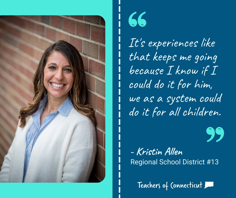 Volunteering at a home for autistic adults set Kristin Allen on a path to becoming a special education teacher. She taught one nonverbal adult the sign for the word “play.” When he finally used it, the feeling was incredible. <a href="/RSD13CT/">Region 13 Schools</a> <a href="/DougSchuch/">Doug Schuch</a>
bit.ly/3S91vLa