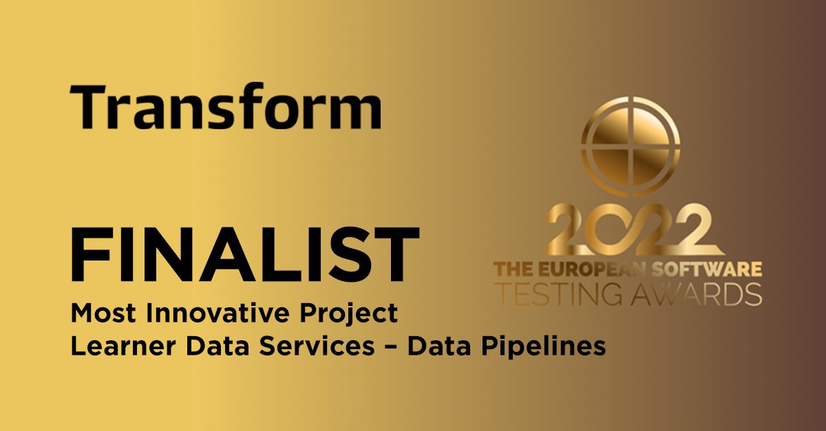 Finalists in the European Testing Awards 'Most Innovative Project' category. That's how to do Mondays. Congrats to our QE team for delivering a brilliant piece of work. #TESTA22 #europeantestingawards #QE
softwaretestingnews.co.uk/products/testa…