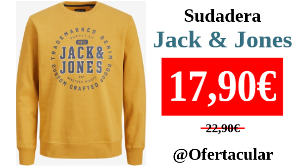 OfertacularRL's tweet photo. ⚫️ Sudadera Jack & Jones 'Stamp'
🛒: https://t.co/poq20JTR1L
‼️PRECIAZO J&J‼️ 👁🗨 #Aboutyou #chollo #oferta #ganga #BlackFriday #primeday #ofertacular https://t.co/ng154dLYTe