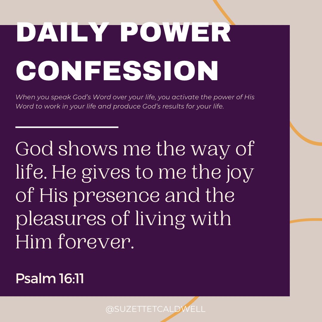 #DailyPowerConfession is a great way to start your day! 
.
Today I speak the blessings of God over each of you!
.
#GodsPower
#SpeakIt#BelieveIt#WalkInIt #JesusCan#SuzetteTCaldwell #Praying2Change#Kingdom #ChristiansOfInstagram